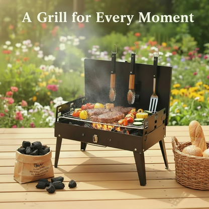 Terra Cook – Portable Foldable Charcoal Grill