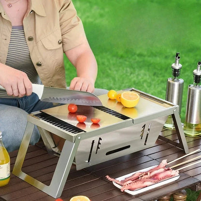 Terra Steel – Portable Stainless Steel Charcoal Grill