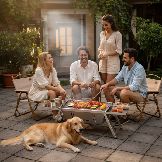 Terra Steel – Portable Stainless Steel Charcoal Grill